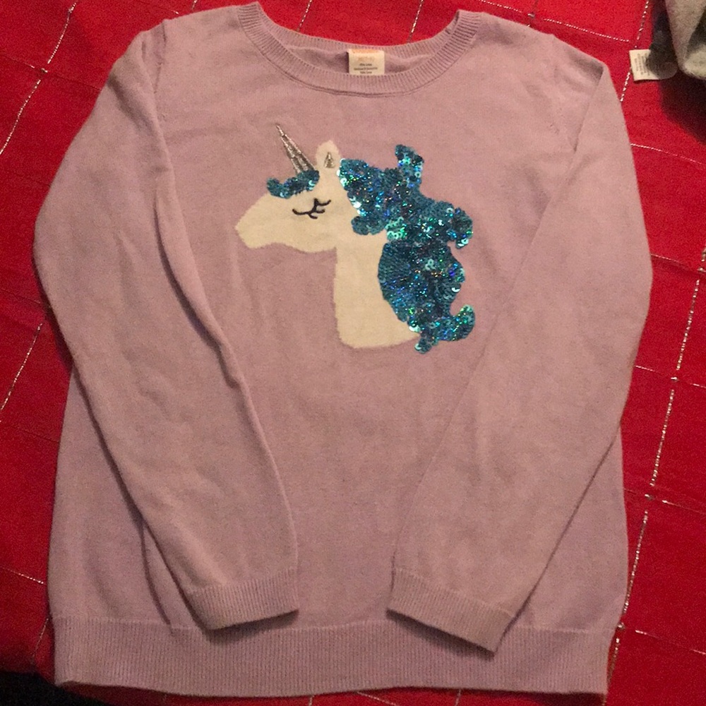 Gymboree unicorn sweater